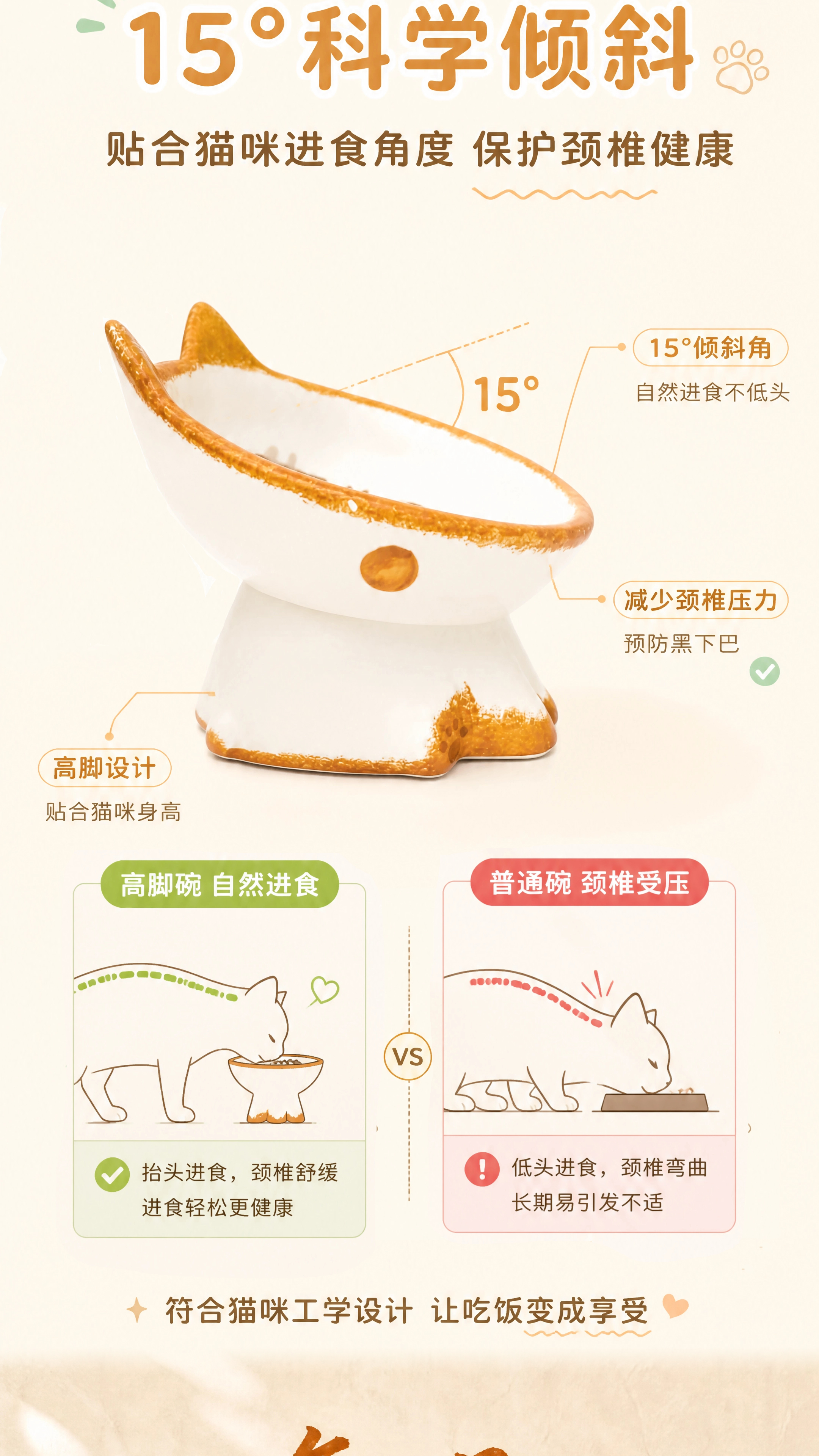 比耶小猫猫碗详情页