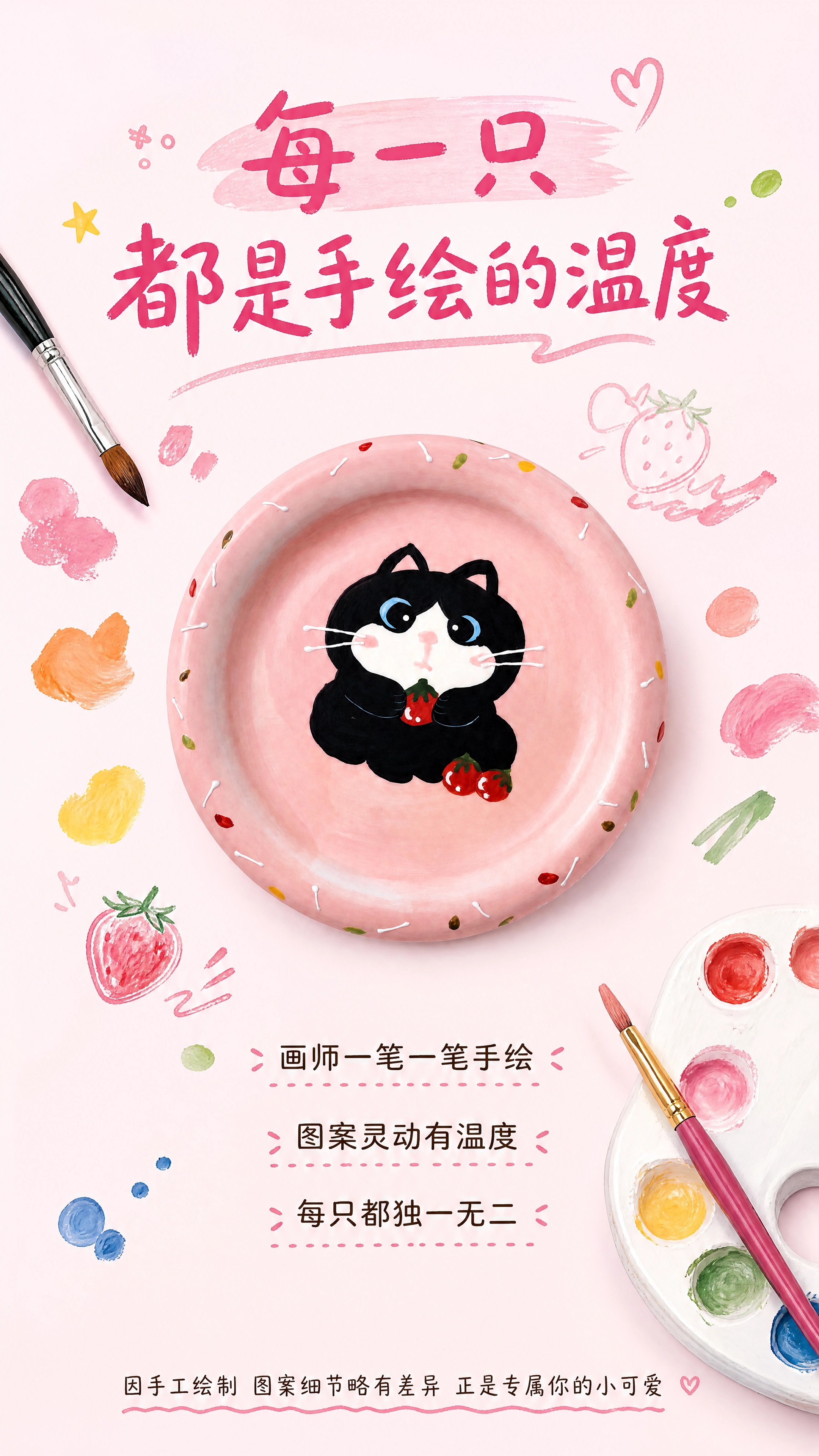 甜甜圈猫碗详情页